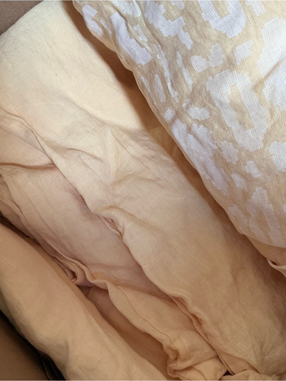 Parachute x Golf Le Fleur Collab Light Yellow Linen Bedding Set - Picture 6 of 7